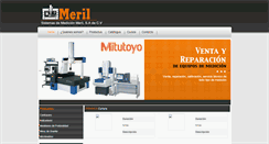 Desktop Screenshot of meril.com.mx